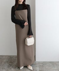 ボックスシルエットキャミワンピース