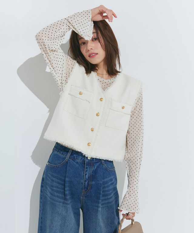 167cm / アイボリー / M