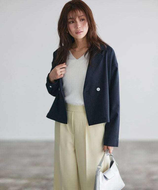 クロップドテーラードジャケット | 【公式】Pierrot（ピエロ