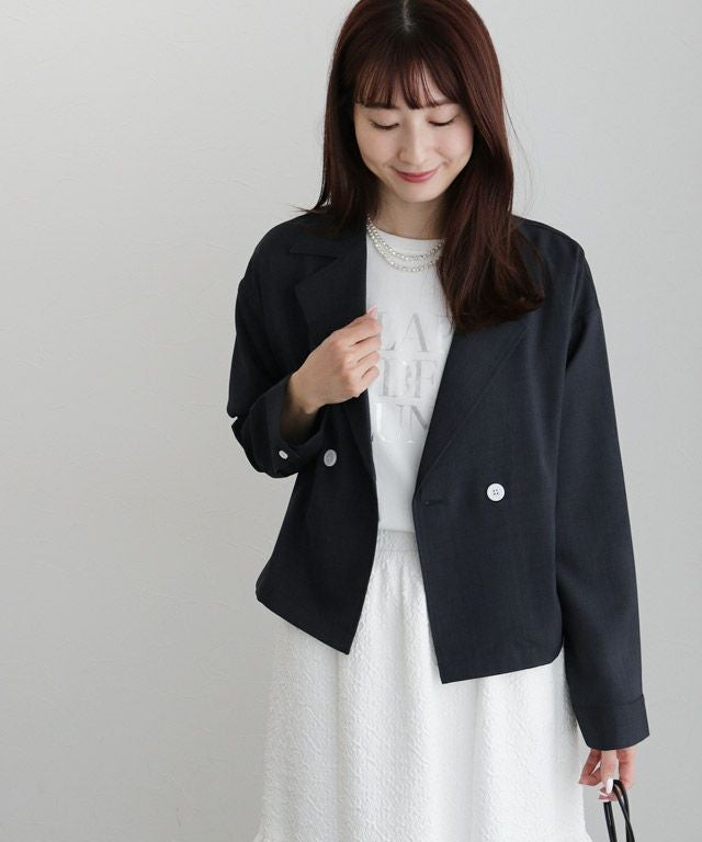 クロップドテーラードジャケット | 【公式】Pierrot（ピエロ