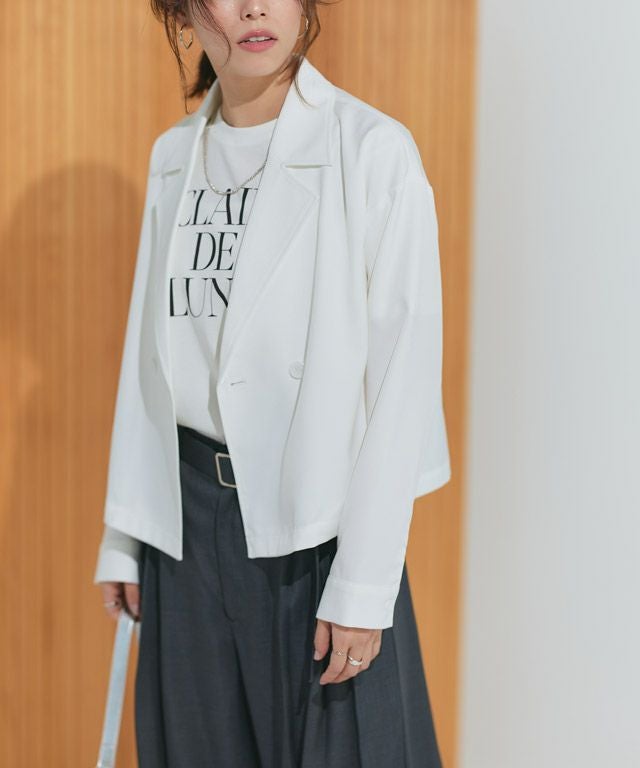 クロップドテーラードジャケット | 【公式】Pierrot（ピエロ