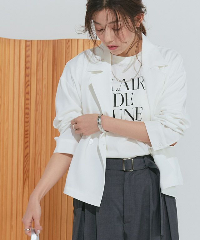 クロップドテーラードジャケット | 【公式】Pierrot（ピエロ