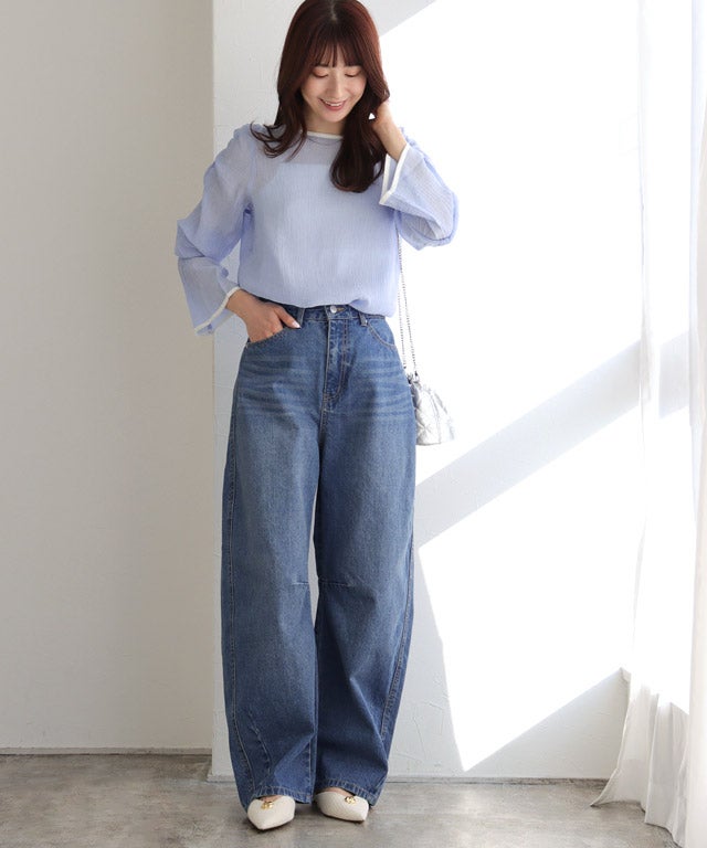 163cm / ブルー / M