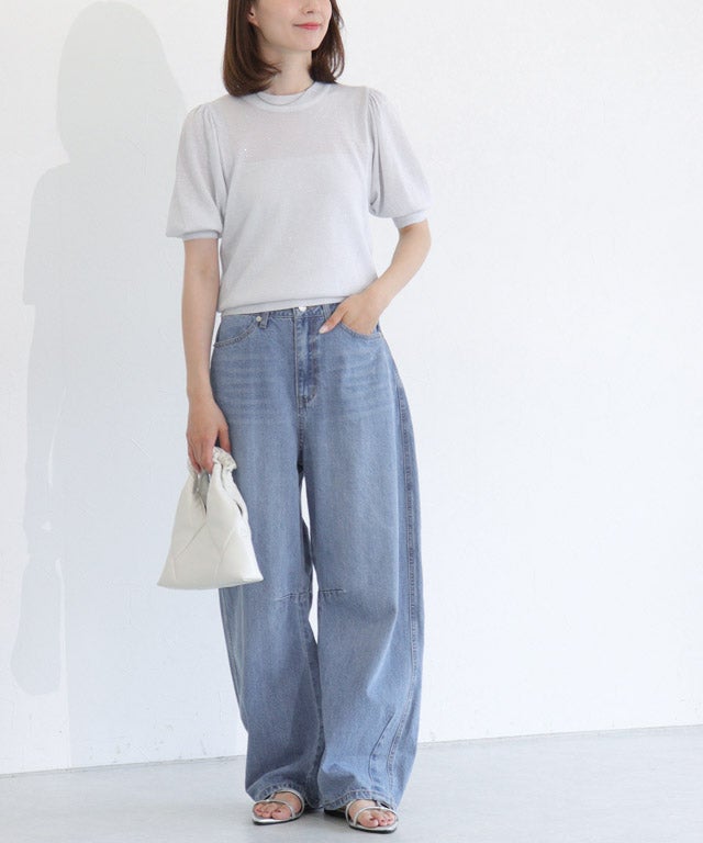 163cm / サックス / M