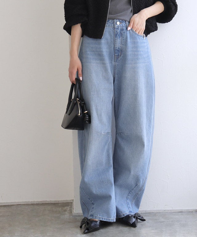 163cm / サックス / M