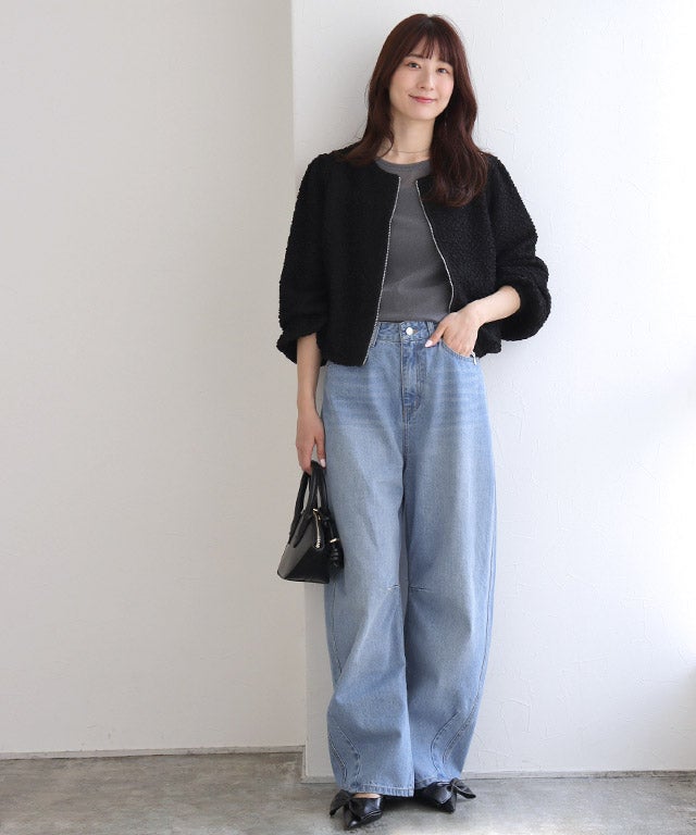 163cm / サックス / M