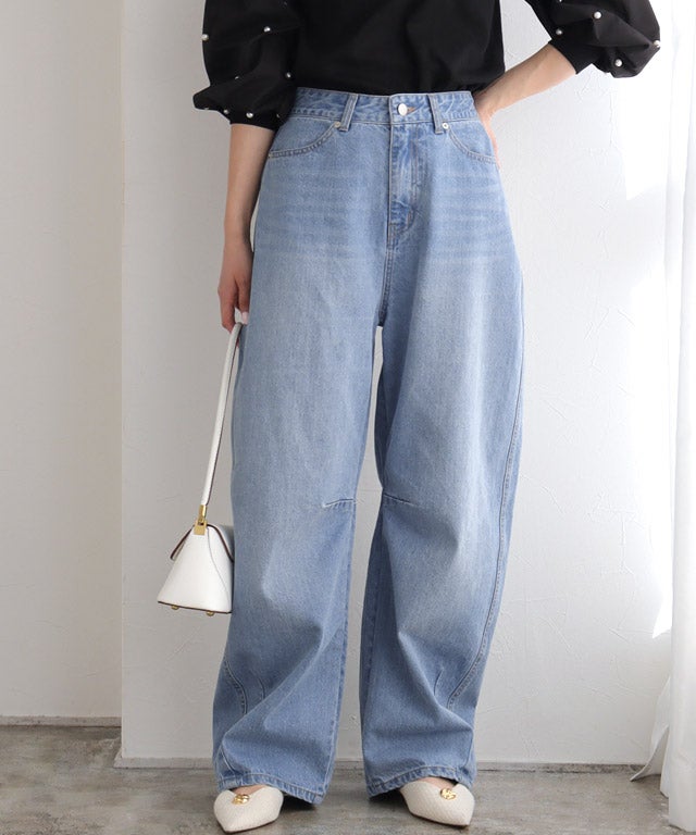 163cm / サックス / M