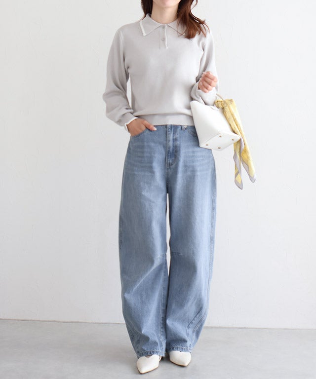 163cm / サックス / M