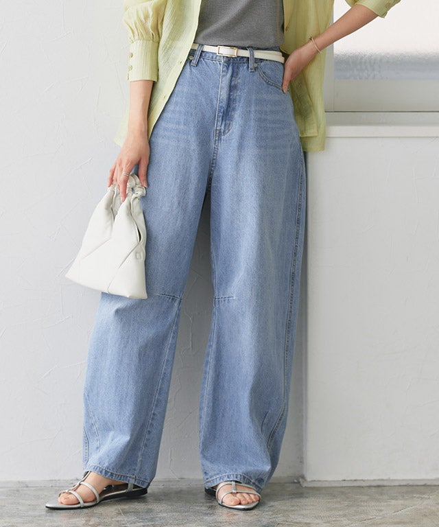 162cm / サックス / M