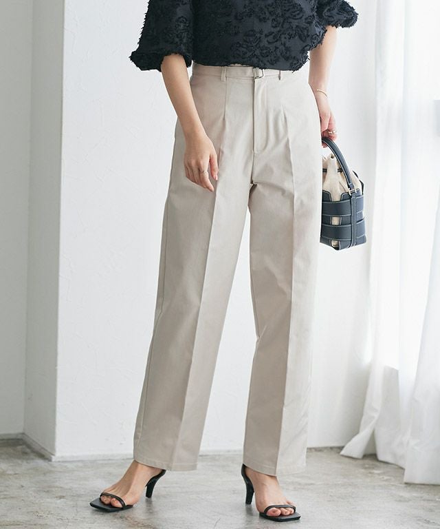 エステルツイルベルテッドパンツ