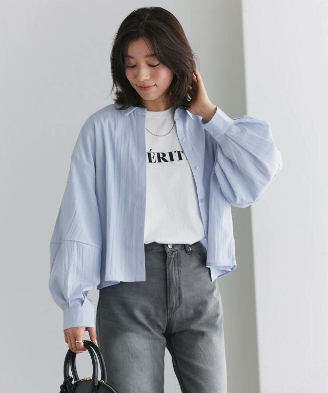 167cm / ライトブルー / M