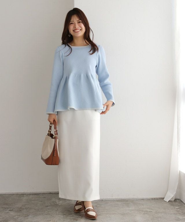 157cm / ライトブルー×シルバーラメ / M