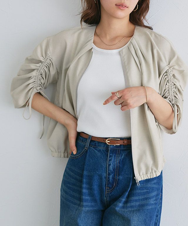 166cm / グレージュ / M