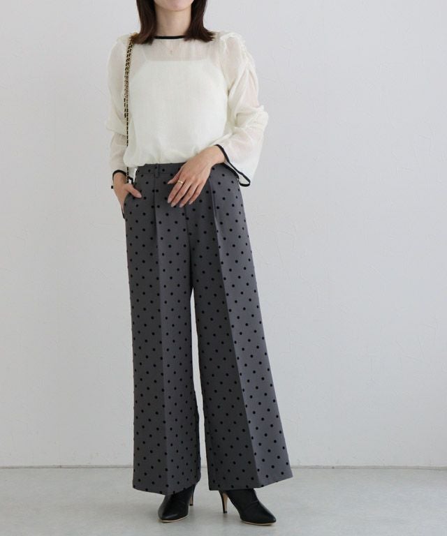 163cm / アイボリー×ブラック / M