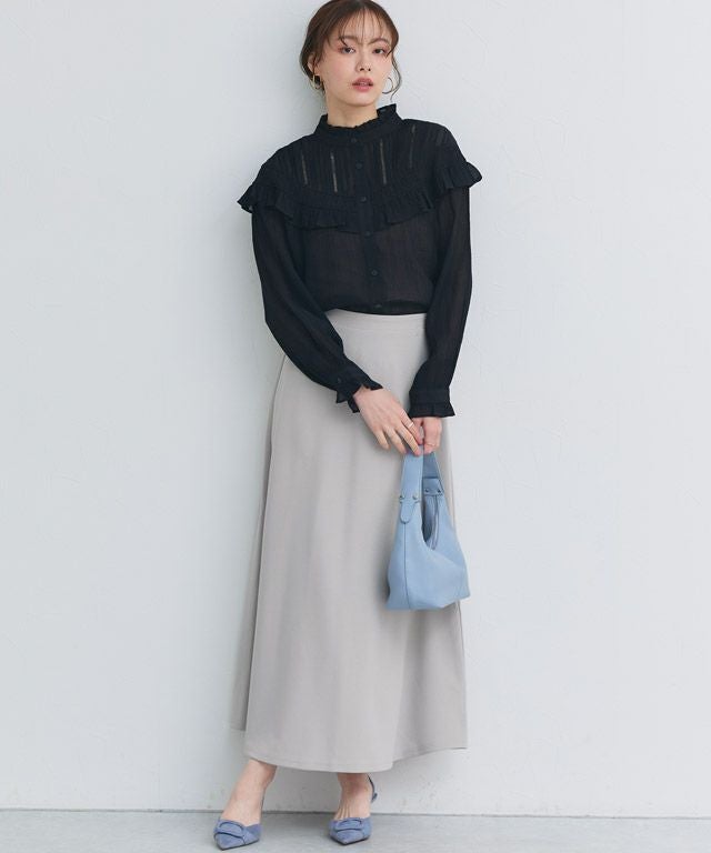 167cm / ライトグレー / ロング丈 / M