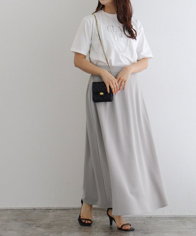 157cm / ライトグレー / ロング丈 / M