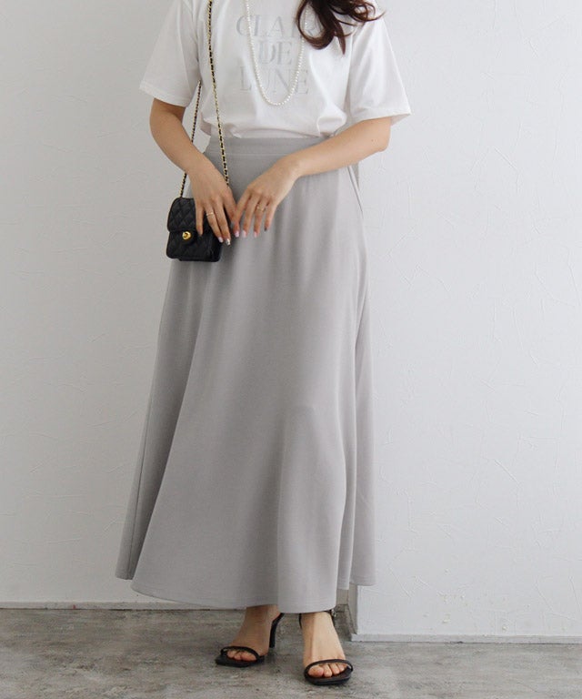 157cm / ライトグレー / ロング丈 / M