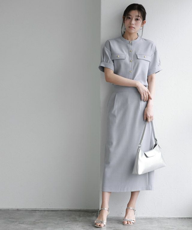 167cm / 杢アイスグレー / M