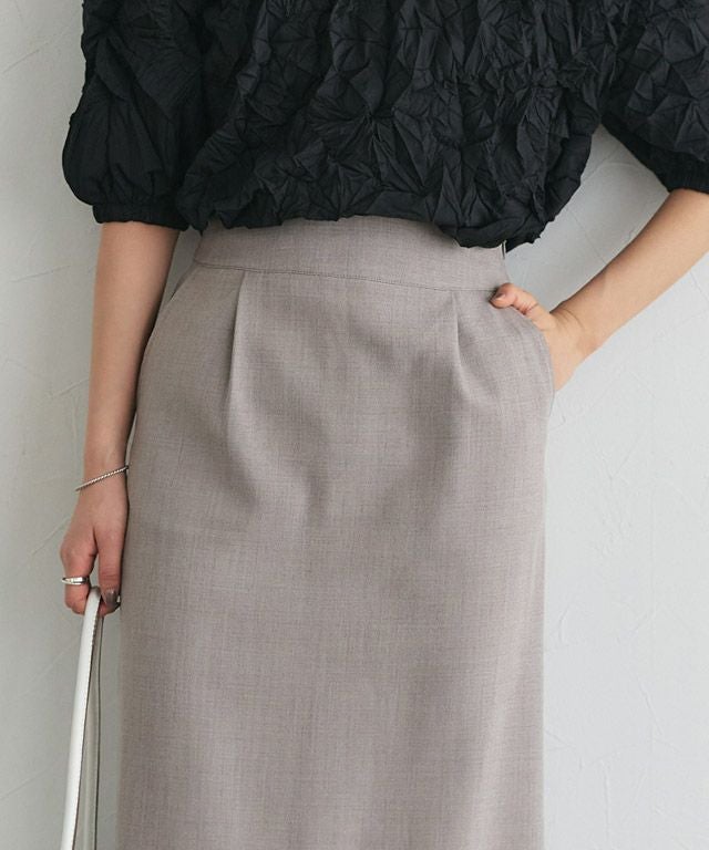 166cm / 杢グレージュ / M