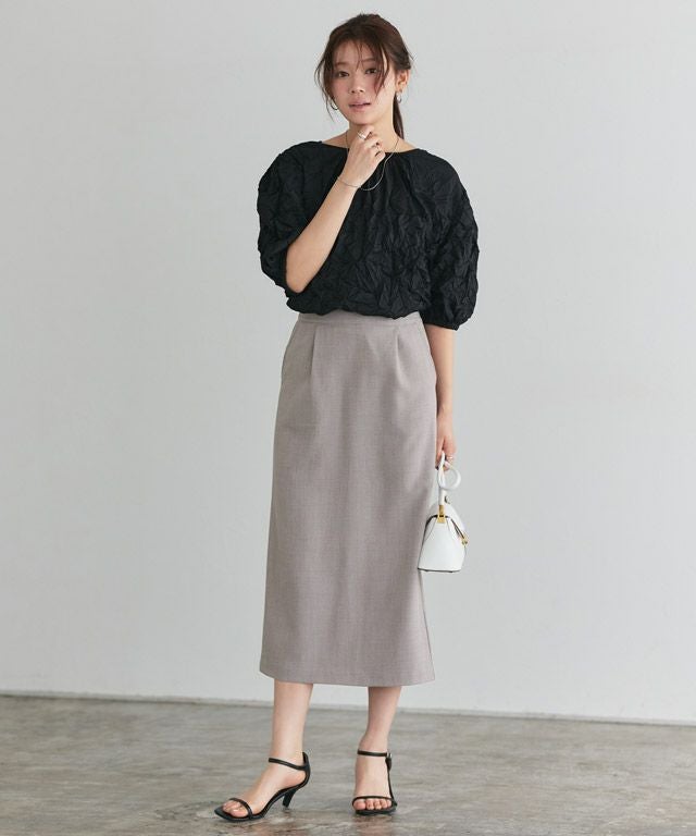 166cm / 杢グレージュ / M