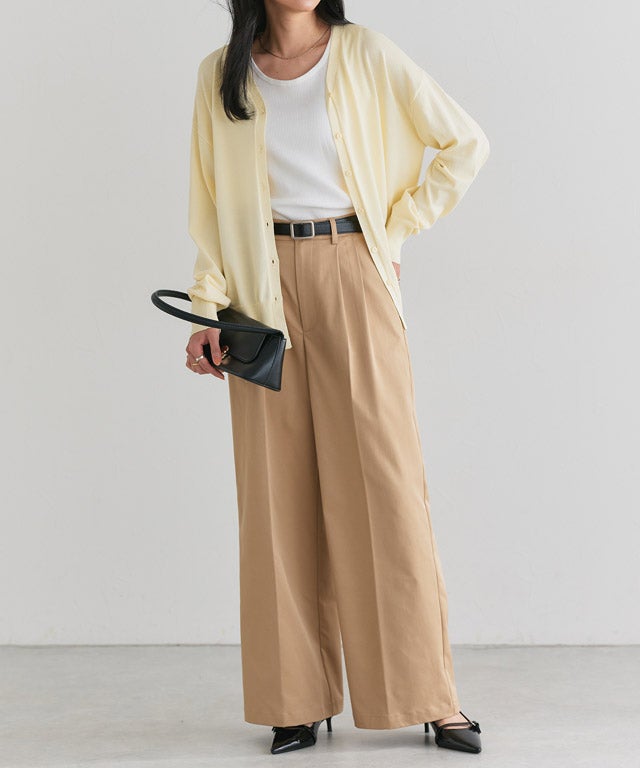 162cm / クリームイエロー / ミドル丈 / M