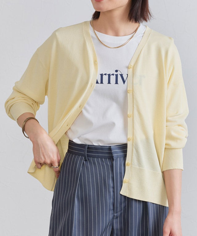 163cm / クリームイエロー / ミドル丈 / M