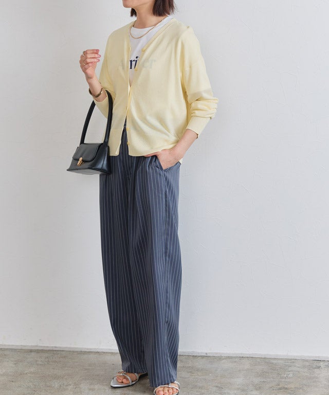 163cm / クリームイエロー / ミドル丈 / M