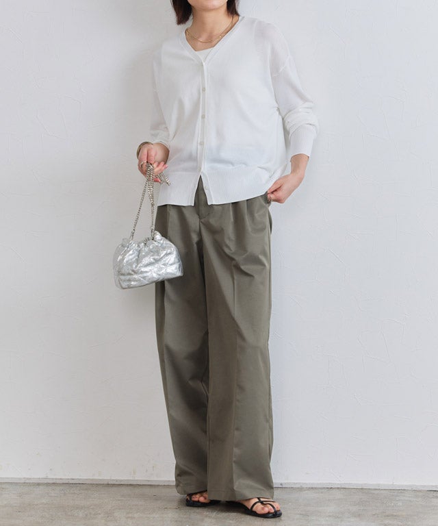 163cm / オフホワイト / ミドル丈 / M