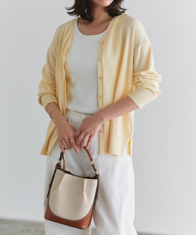 167cm / クリームイエロー / ロング丈 / M