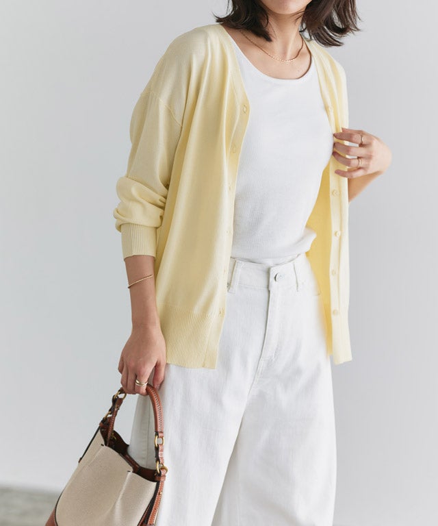 167cm / クリームイエロー / ロング丈 / M