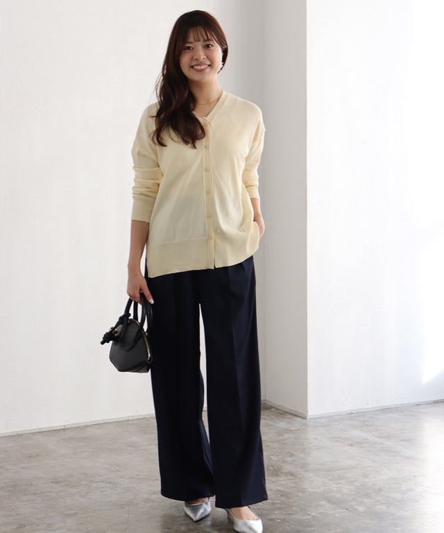 157cm / クリームイエロー / ロング丈 / M