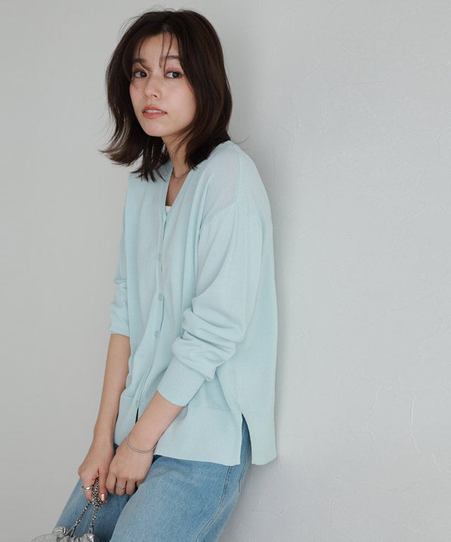 167cm / パウダーブルー / ロング丈 / M