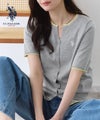 【U.S.POLO ASSN.】キーネックデザインカーディガン【Pierrot】