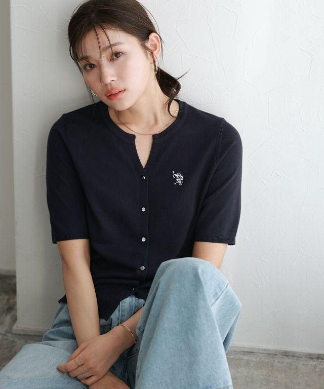 166cm / ネイビー×オフホワイト / M