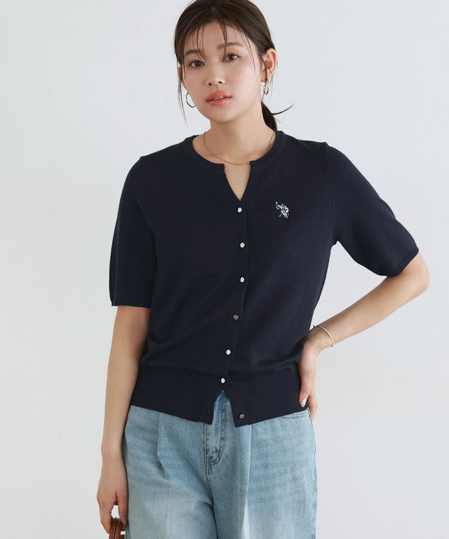 166cm / ネイビー×オフホワイト / M