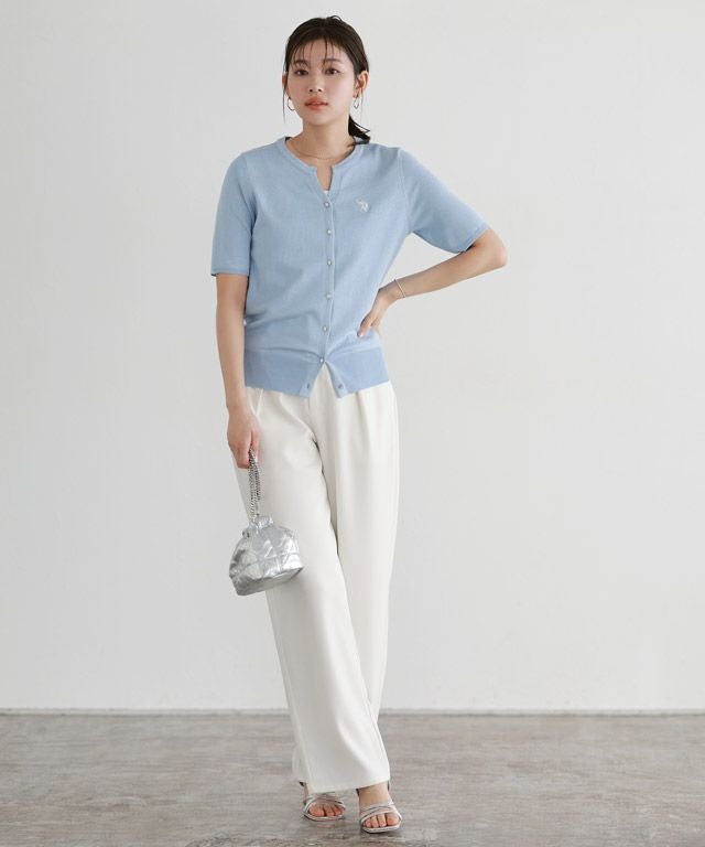 166cm / ライトブルー×オフホワイト / M