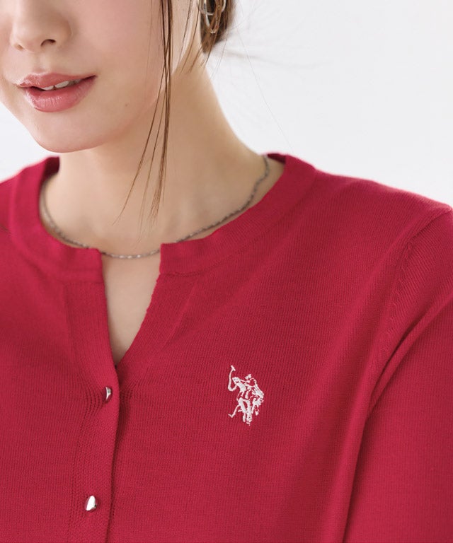 167cm / レッド×アイボリー / M