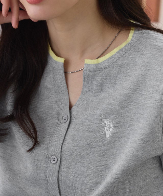 167cm / 杢グレー×イエロー / M