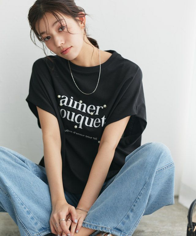 パールロゴドルマンコットンTシャツ【Pierrot】 | 【公式】Pierrot