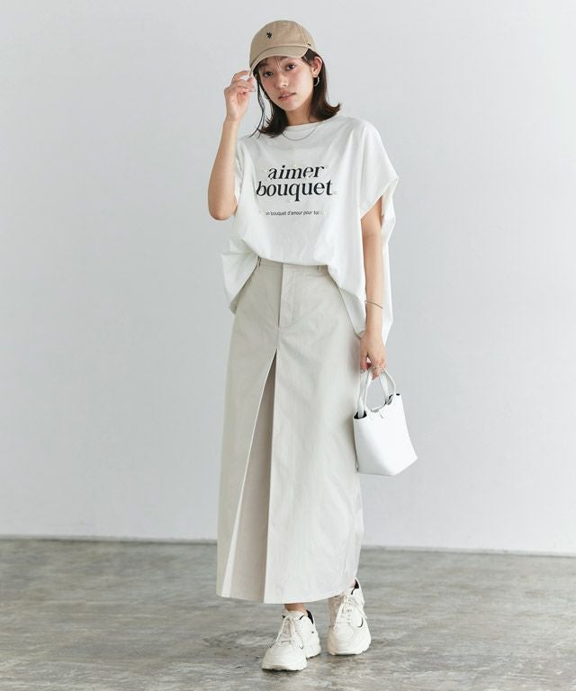 167cm / オフホワイト×ブラック / M