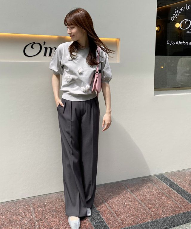 163cm / ライトグレー / M