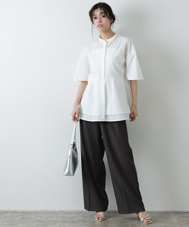 アウトレットSALE！】ティアードチュニックブラウス【Pierrot