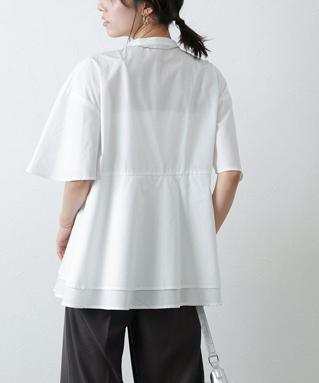 アウトレットSALE！】ティアードチュニックブラウス【Pierrot