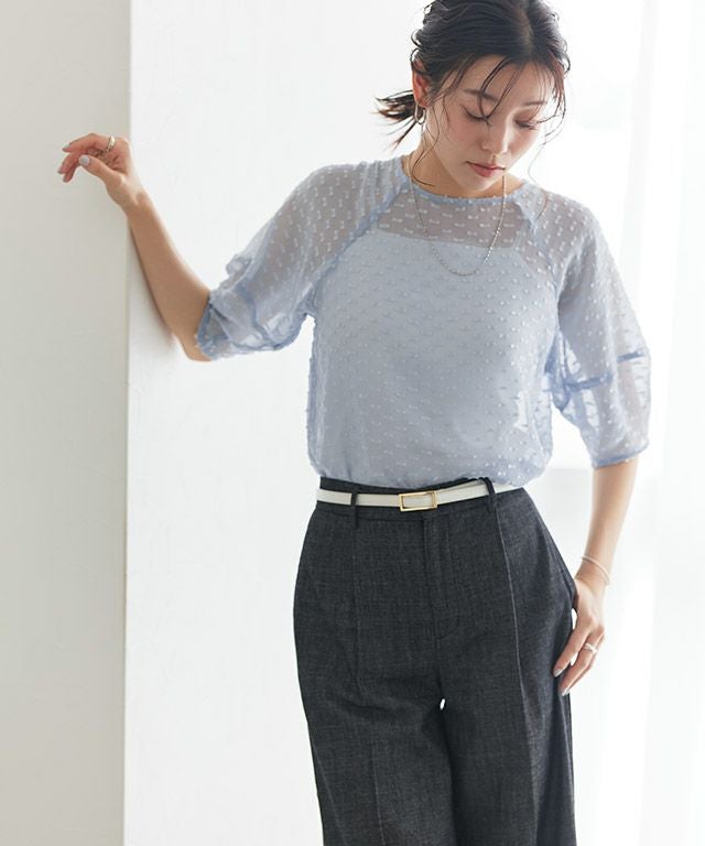 167cm / ライトブルー / M