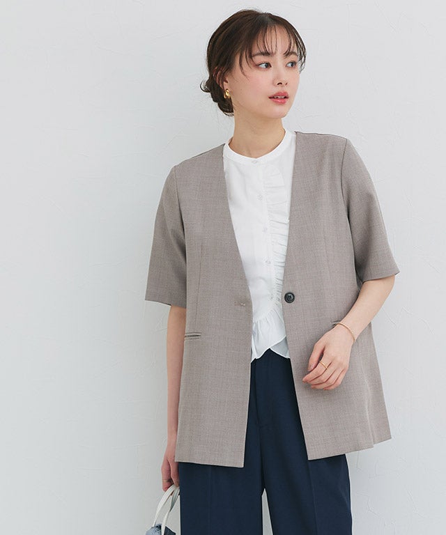 167cm / B / 杢グレージュ / M