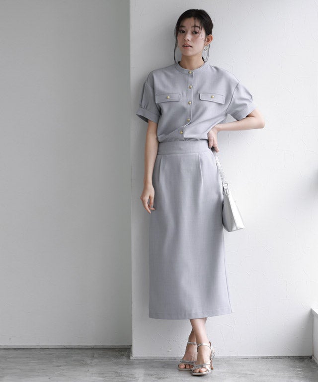 167cm / 杢アイスグレー / M