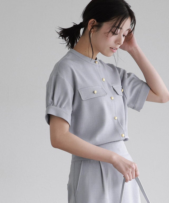 167cm / 杢アイスグレー / M