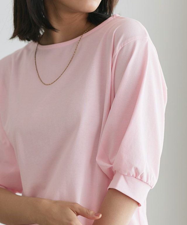 167cm / ピンク / ボートネック / M