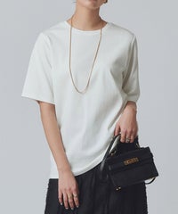 [RASW]コーマコットン五分袖Tシャツ