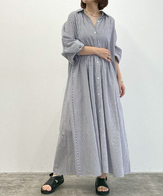 160cm / オフホワイト×ネイビー / M